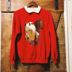 Vintage Horse Lover’s Sweatshirt
